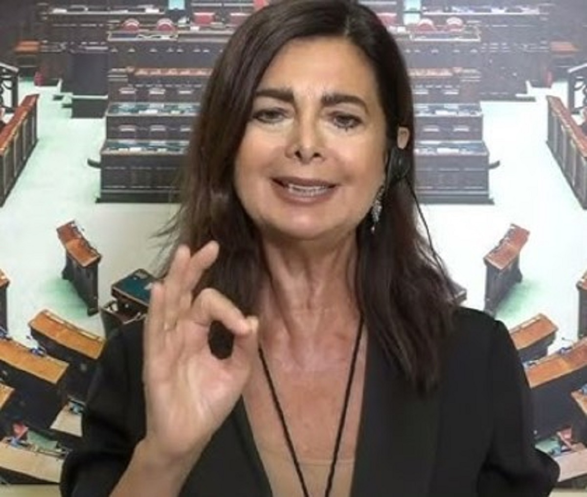 Dritto e Rovescio Paolo Del Debbio contro Laura Boldrini