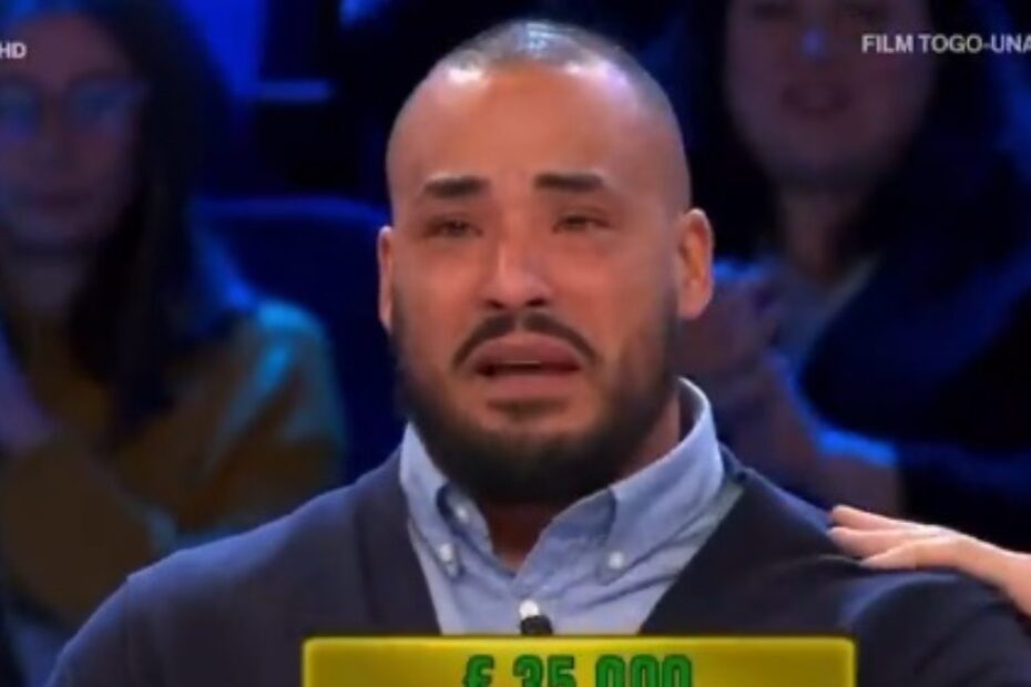 affari tuoi storia concorrente commuove tutti
