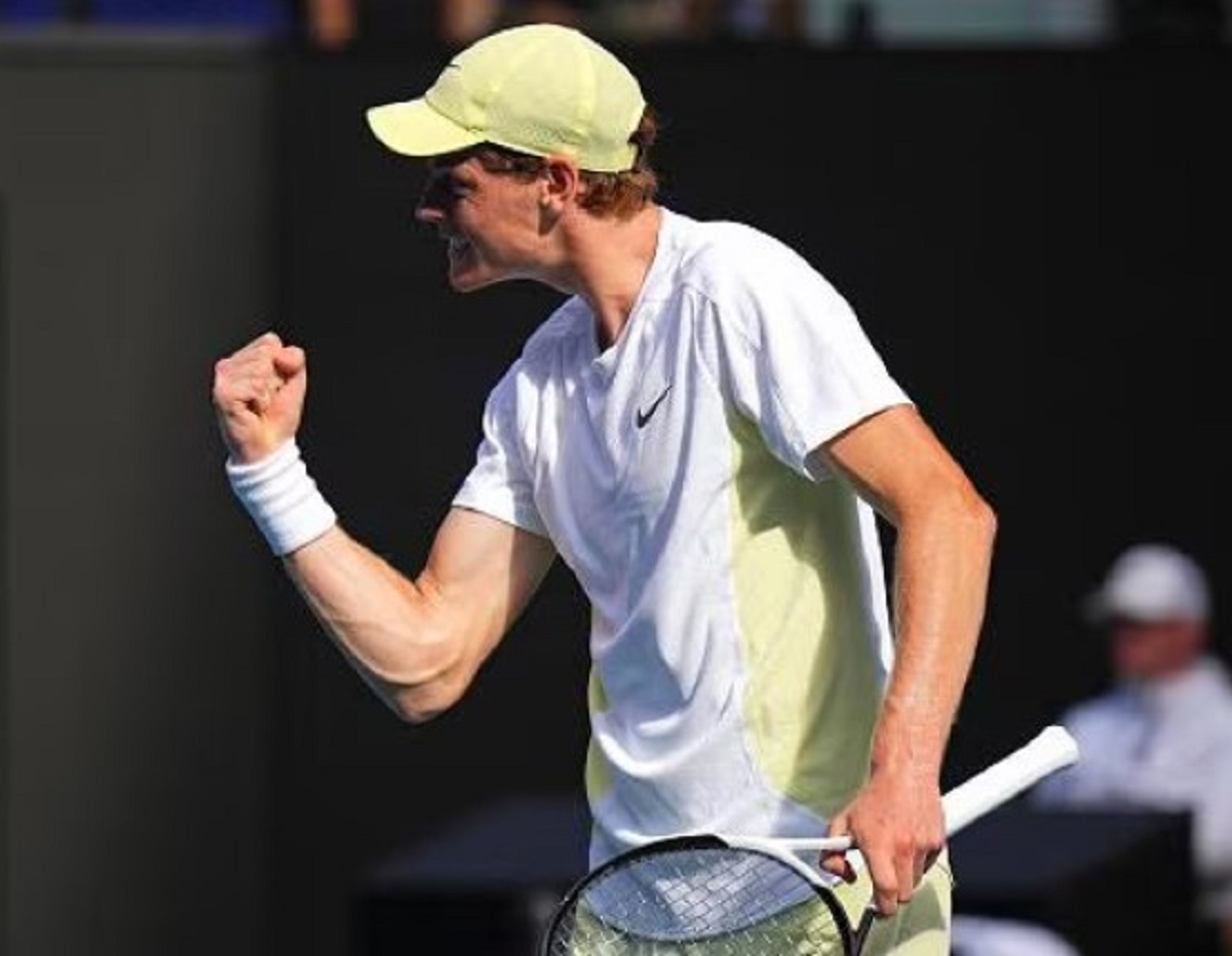 Australian open malore per Jannik Sinner