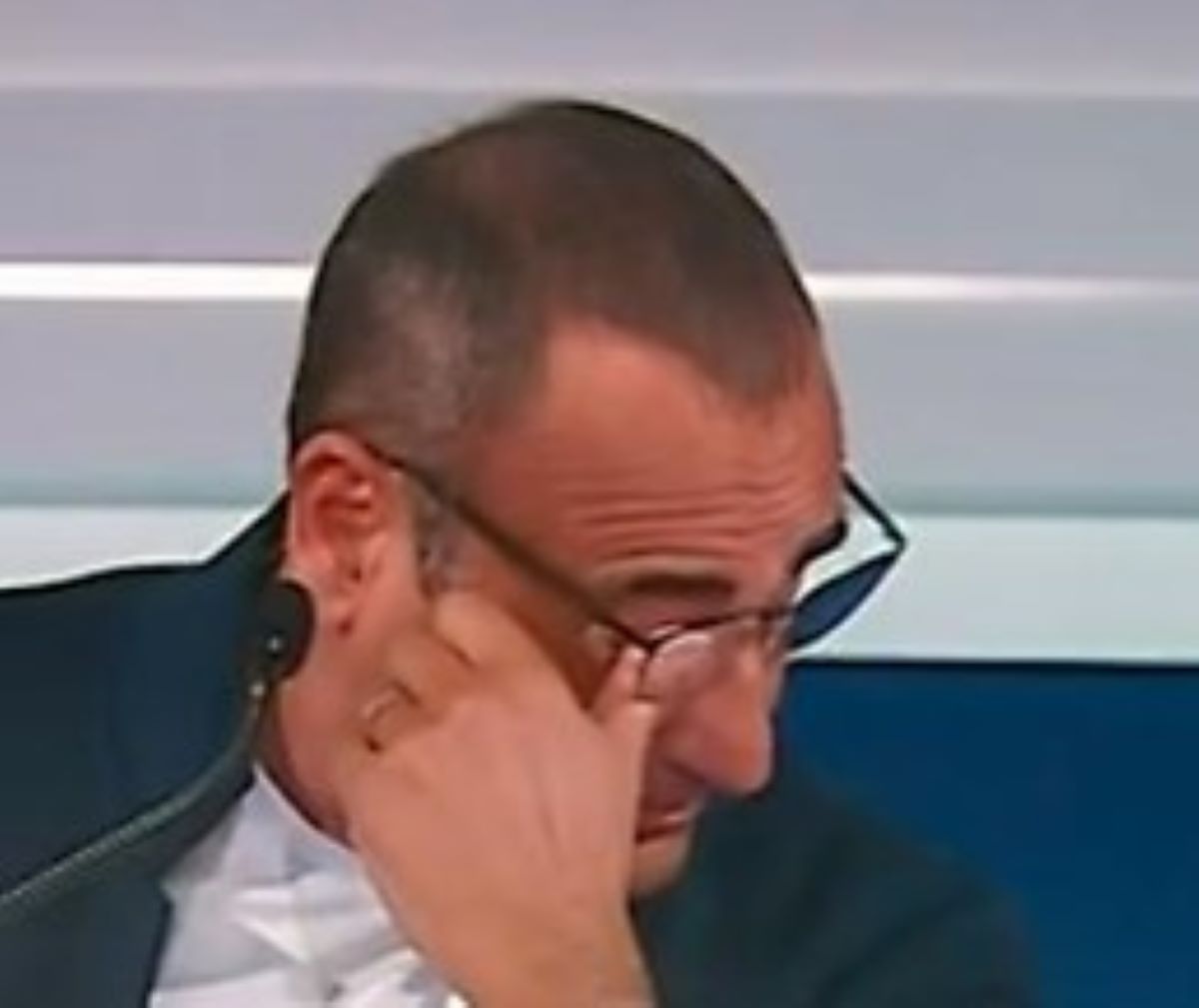 Sanremo 2025 Carlo Conti Lacrime