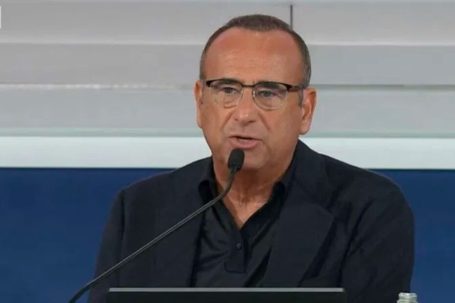 sanremo carlo conti annuncio