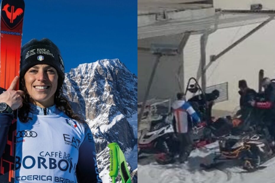 federica brignone incidente caduta