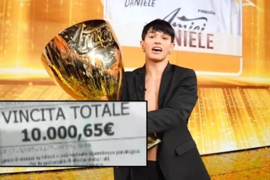 Amici, il fratello di Daniele punta sulla sua vittoria e vince 10mila euro