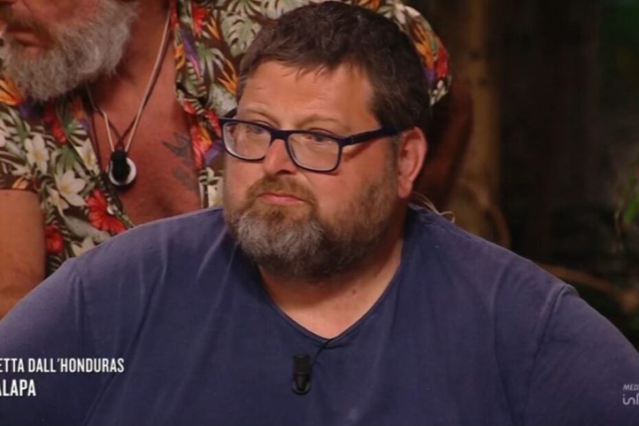 isola famosi mario adinolfi contro loredana