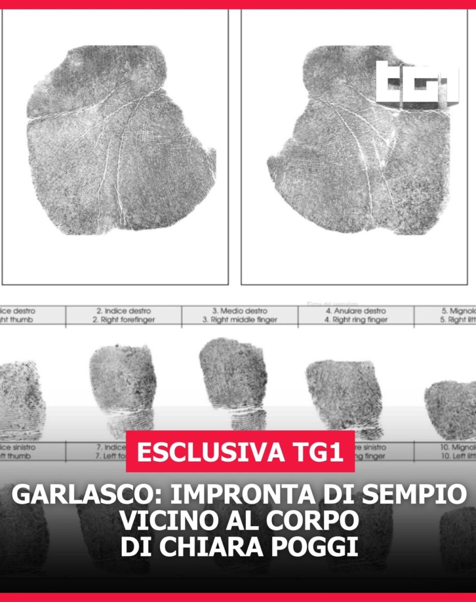 omicidio chiara poggi colpo scena impronta