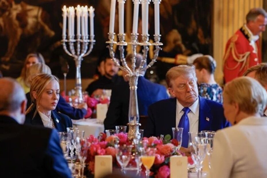 giorgia meloni aja cena donald trump