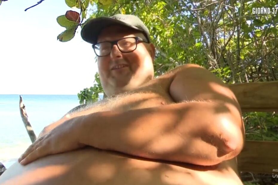 isola famosi tensione mario teresanna