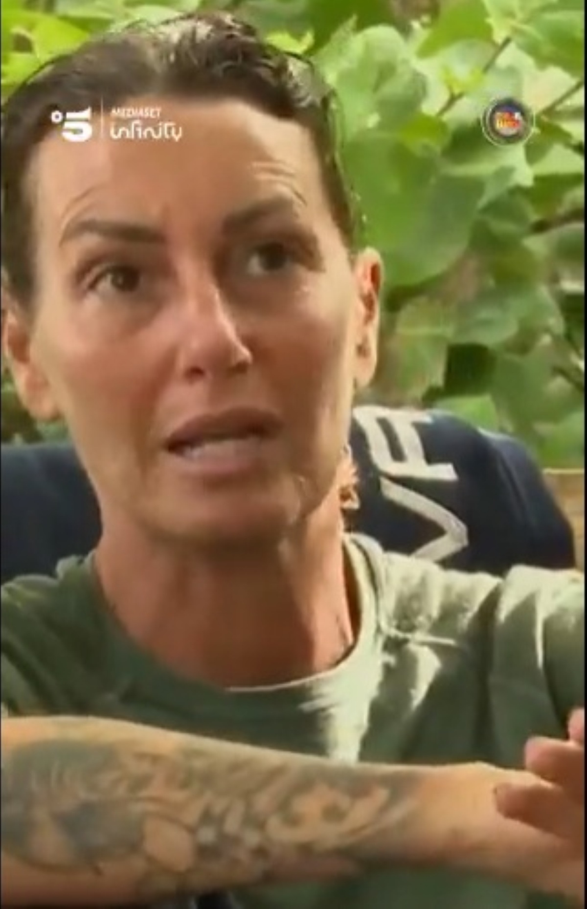 isola famosi cristina lacrime crollo