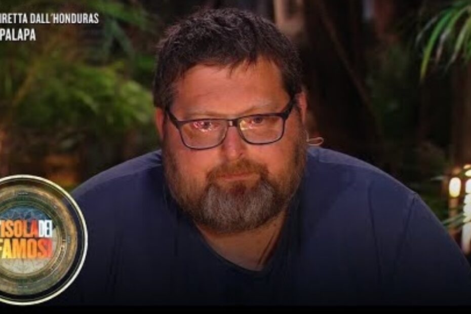 isola famosi mario adinolfi choc