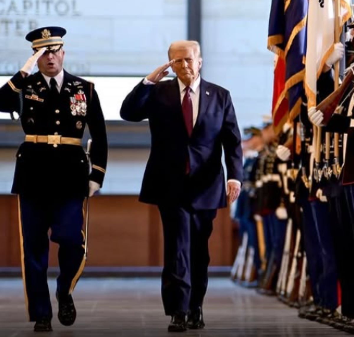 Donald Trump Salute