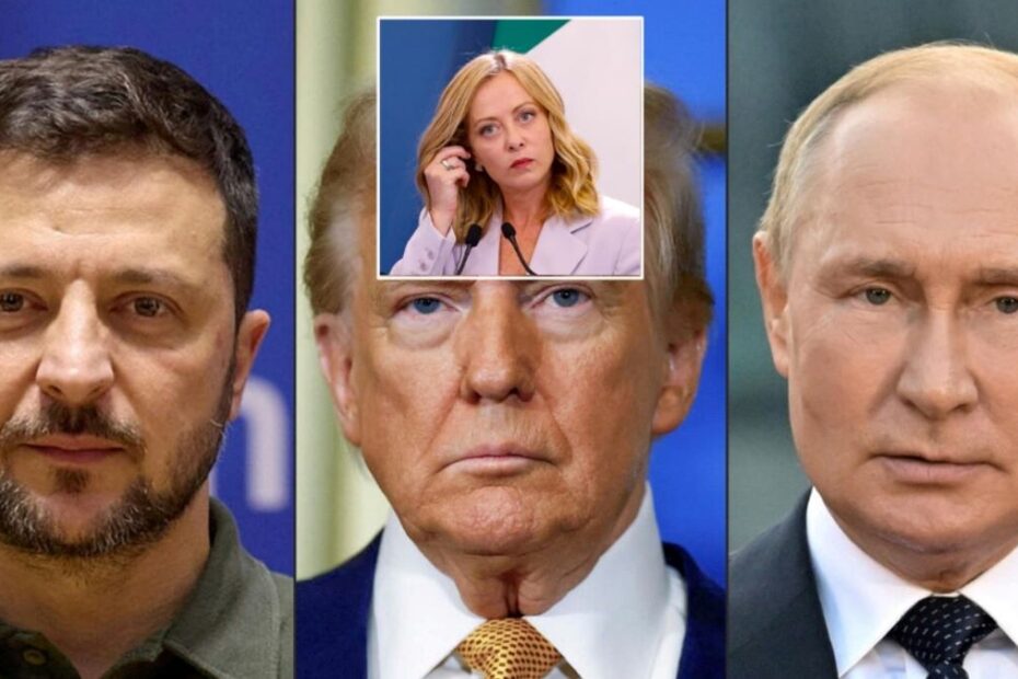 Giorgia Meloni Trump Putin