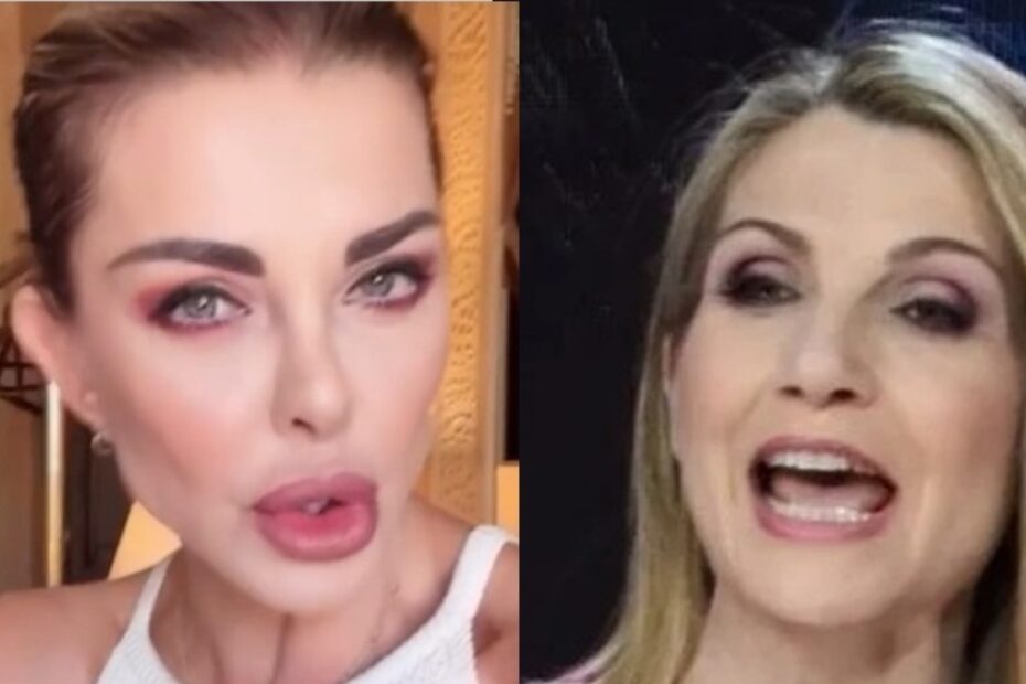 alba parietti contro lorella cuccarini gesto ipocrita