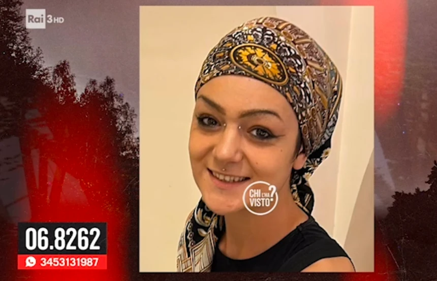 Foto di Miriam Oliviero, diffusa per le ricerche