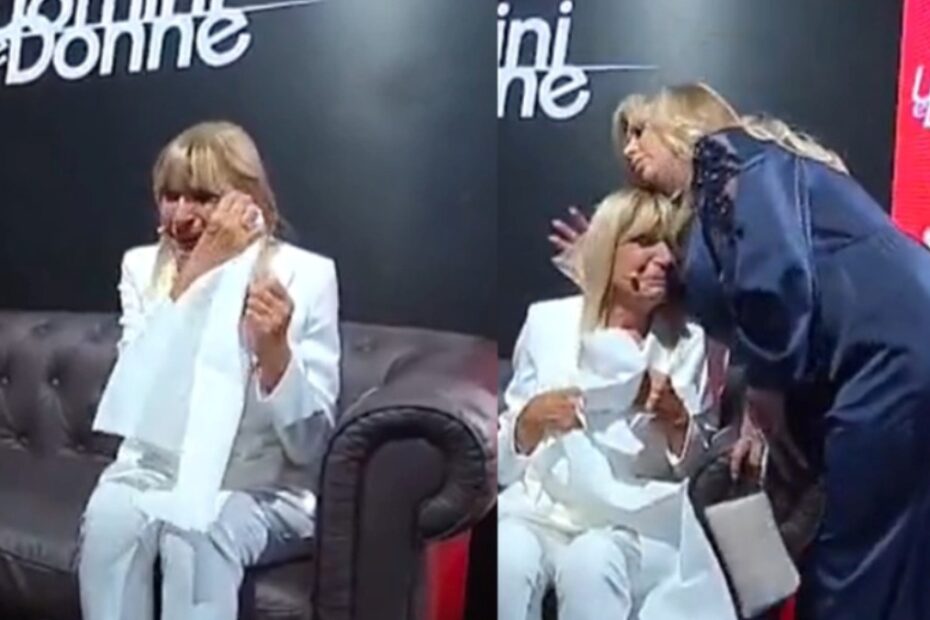 ued gemma galgani piange gesto tina video