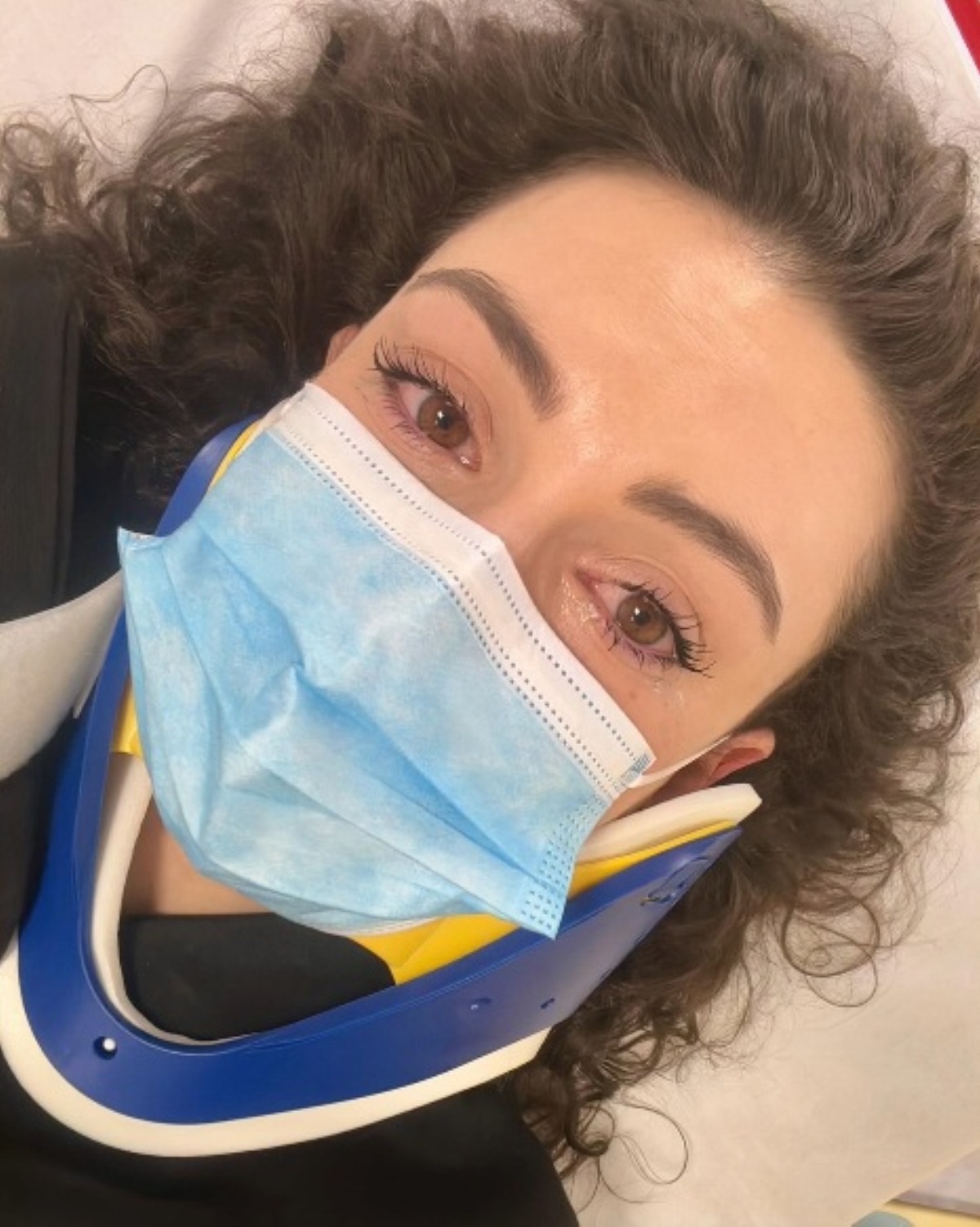 angelica baraldi incidente trauma cranico