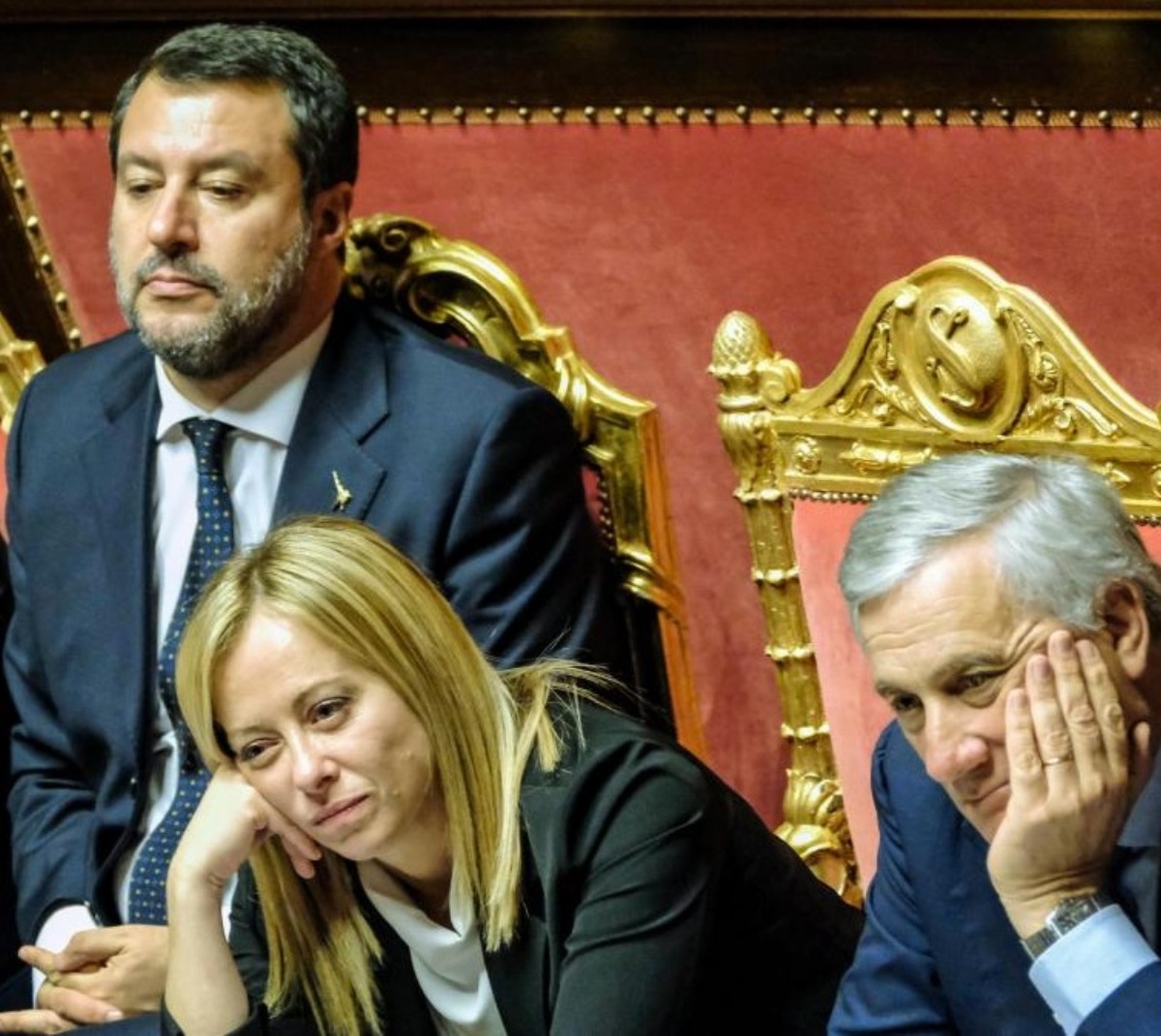meloni tajani salvini vertice