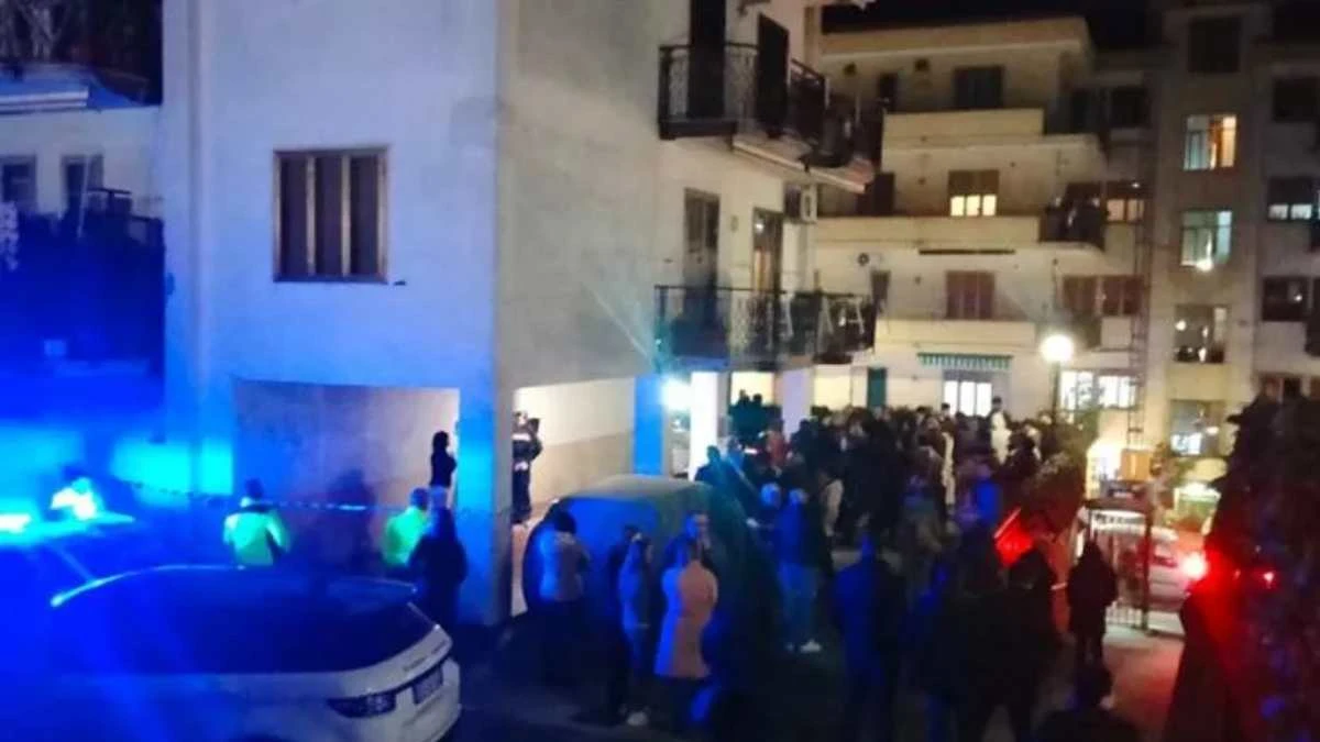 Palazzo di Cava de’ Tirreni dove si è consumata la tragedia a Salerno