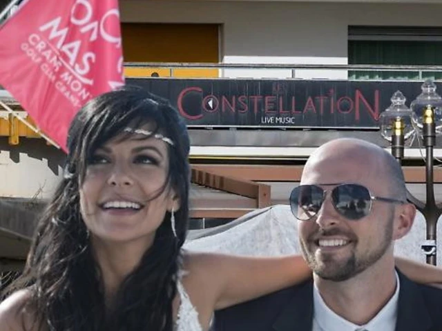 Immagine di Crans-Montana con l'area dei locali notturni