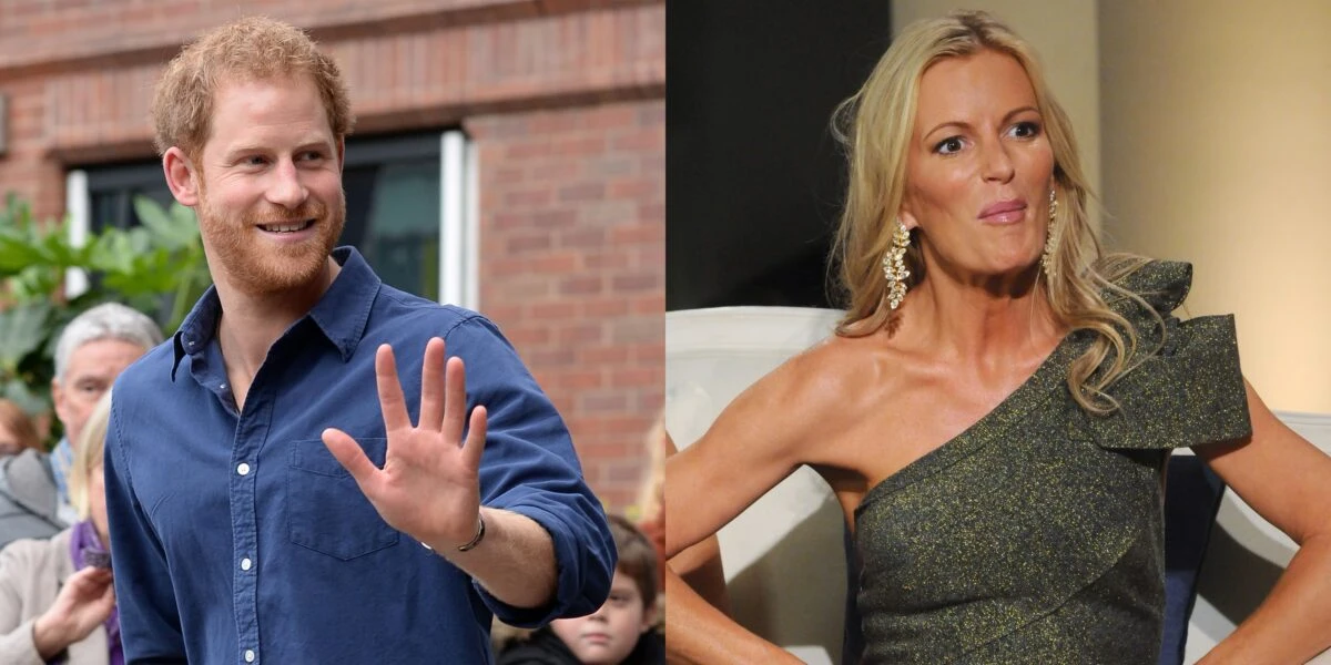 Foto di archivio del principe Harry accostata a uno scatto di Catherine Ommanney