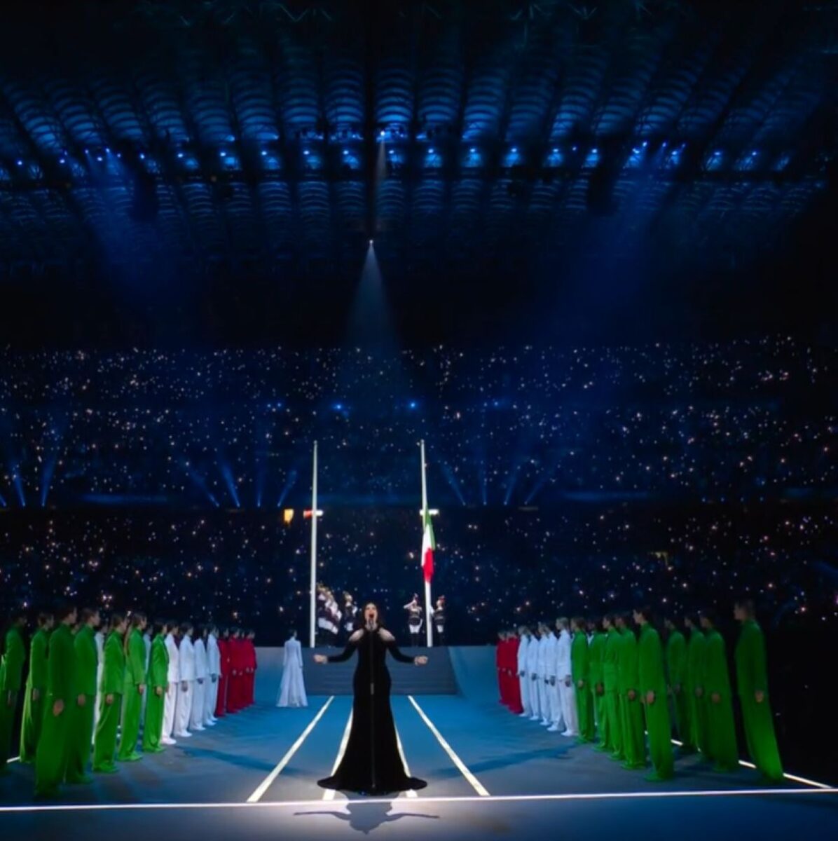 apertura olimpiadi sorpresa mattarella