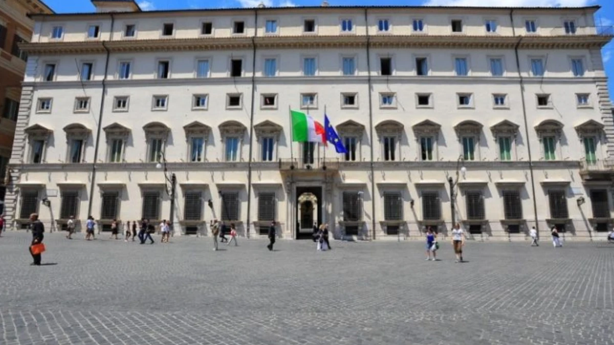 Palazzo Chigi a Roma, sede della Presidenza del Consiglio
