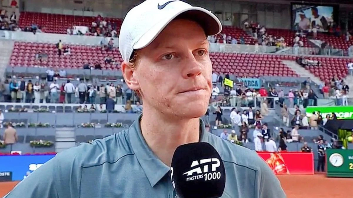 Jannik Sinner a Madrid dopo l’esordio nel torneo