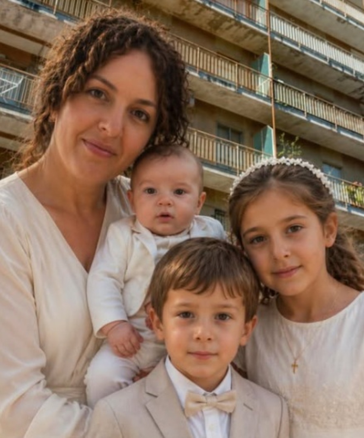 mamma figli giù balcone notizia piccola