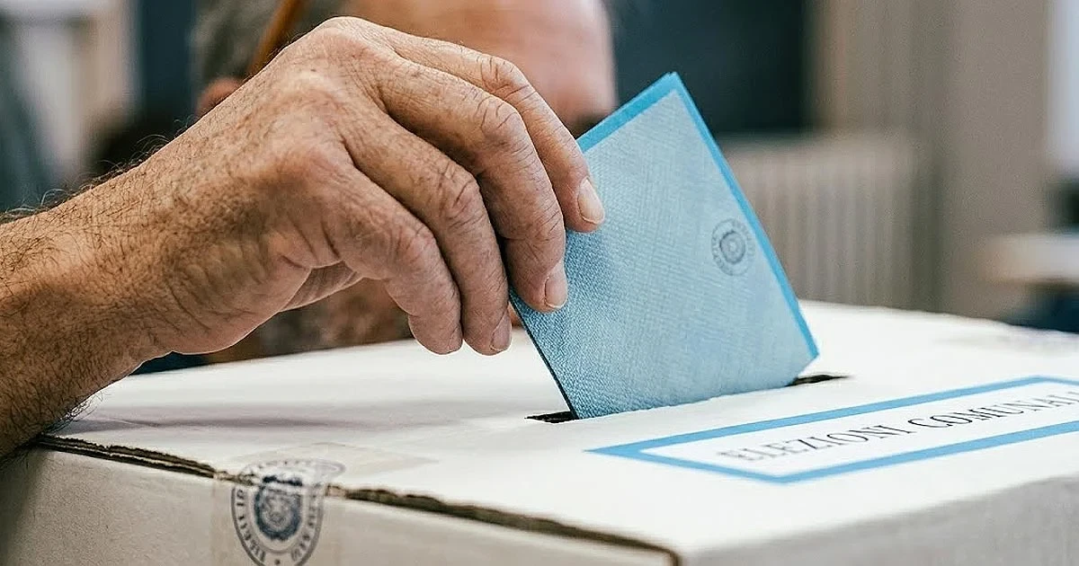 Urna elettorale e seggio, elezioni comunali 2026
