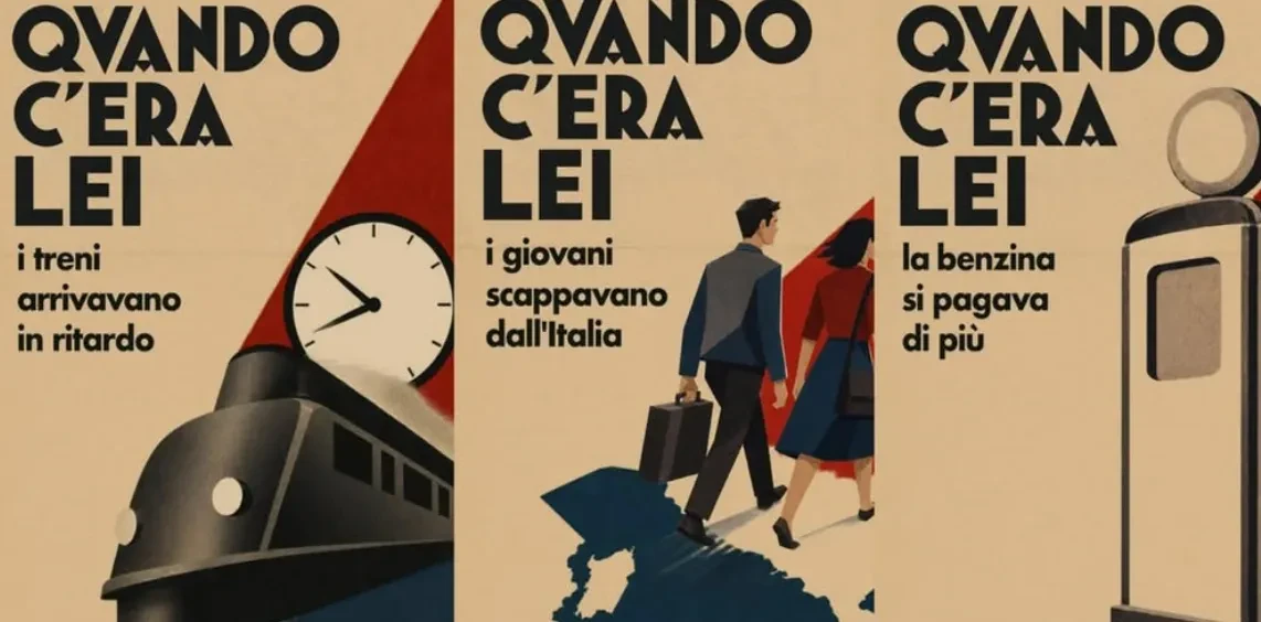 Giorgia Meloni interviene sul caso dei manifesti di Italia Viva nelle stazioni