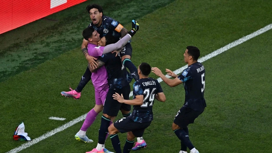 Paraguay esulta dopo un gol contro la Germania al Mondiale 2026
