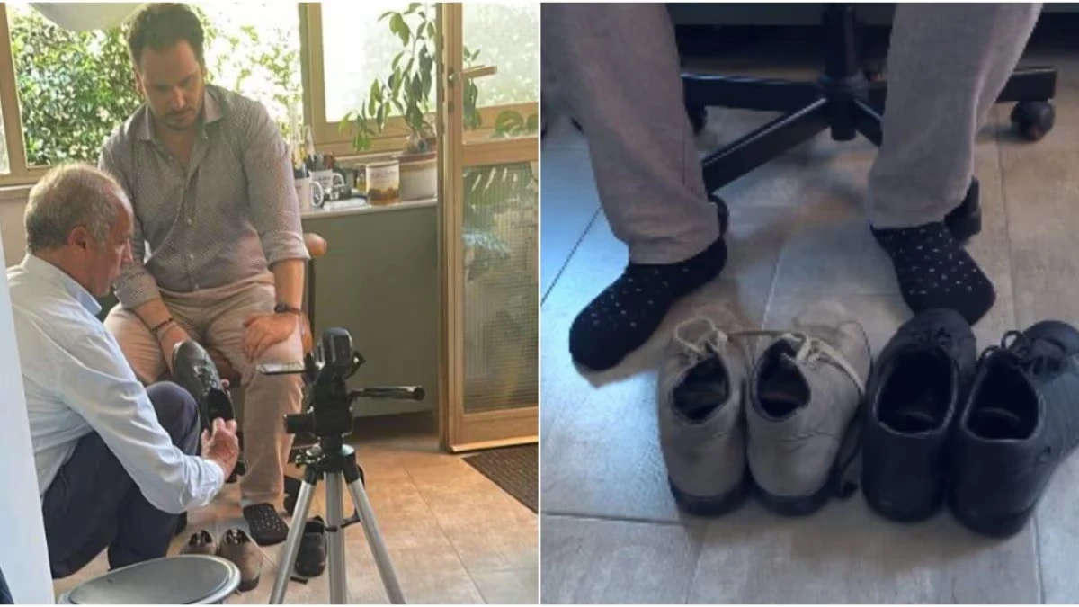 Andrea Sempio e il confronto sulle scarpe Frau
