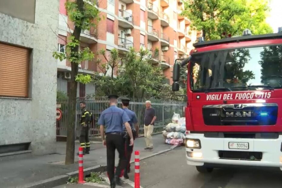 dà fuoco padre italia