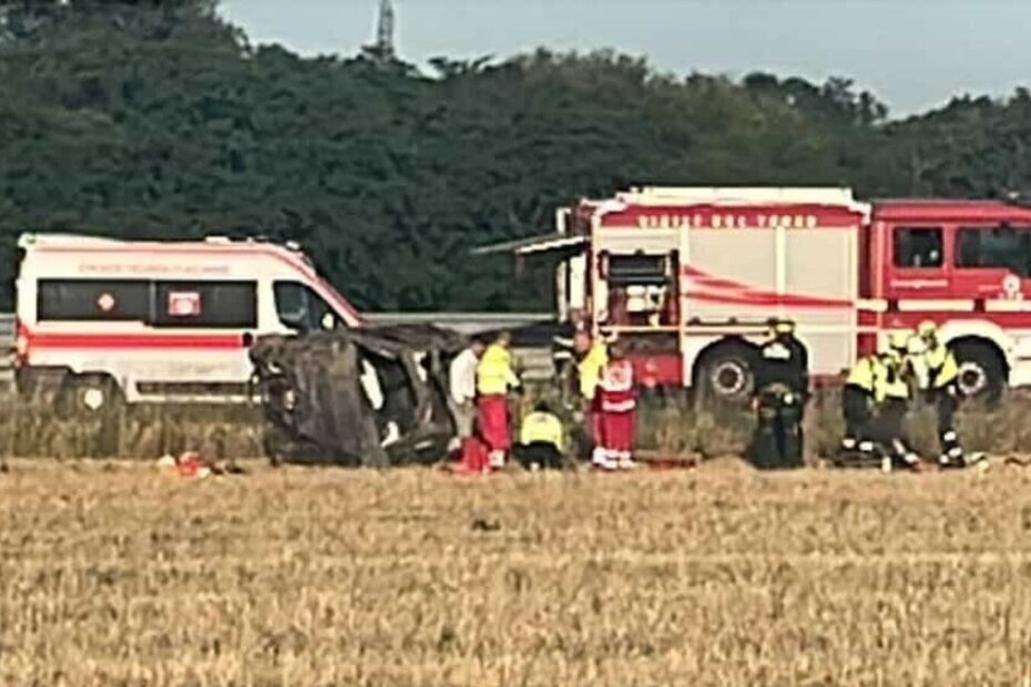 incidente a5 morto feriti