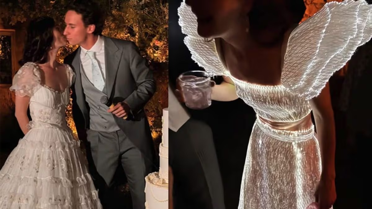 prima abito da principessa poi fluorescente fiori d8217arancio per la figlia vip dal cognome pesante da Caffeinamagazine.it prima abito da principessa poi fluorescente fiori d8217arancio per la figlia vip dal cognome pesante