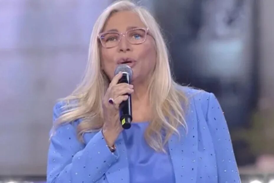 mara venier panico palco