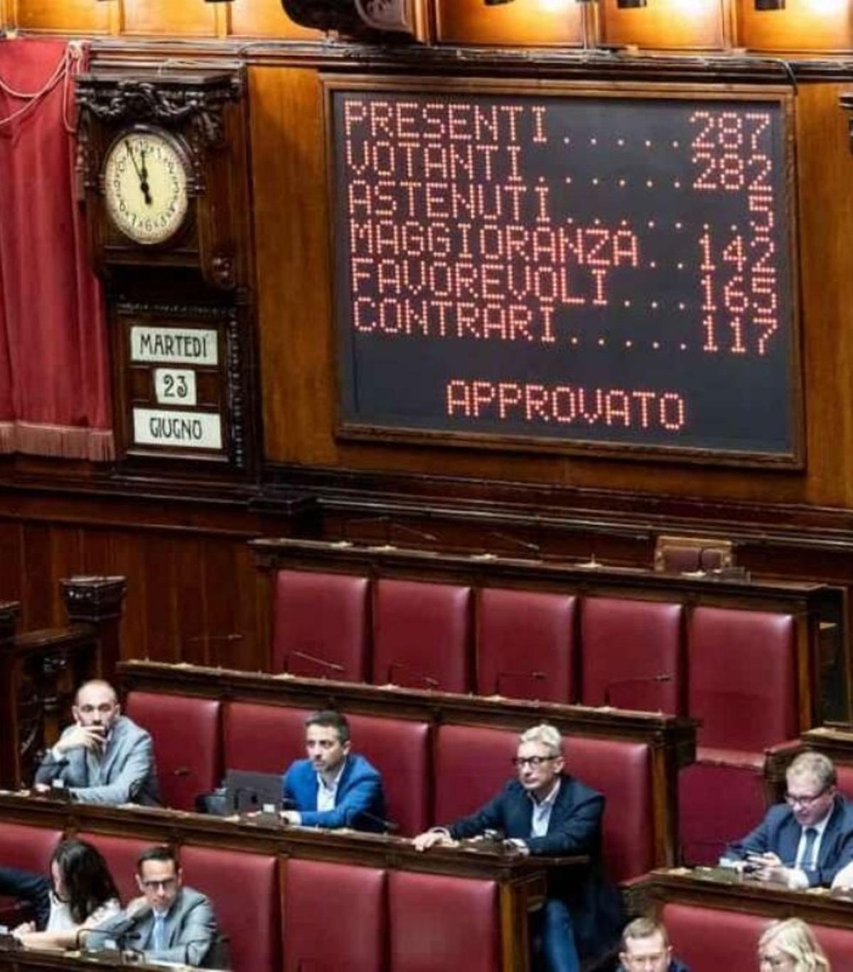 tensione camera deputati