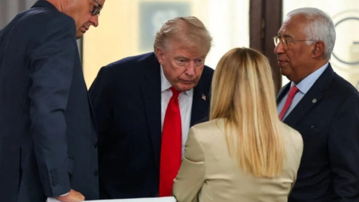 Donald Trump e Giorgia Meloni, immagine legata allo scontro diplomatico e alle tensioni tra Roma e Washington