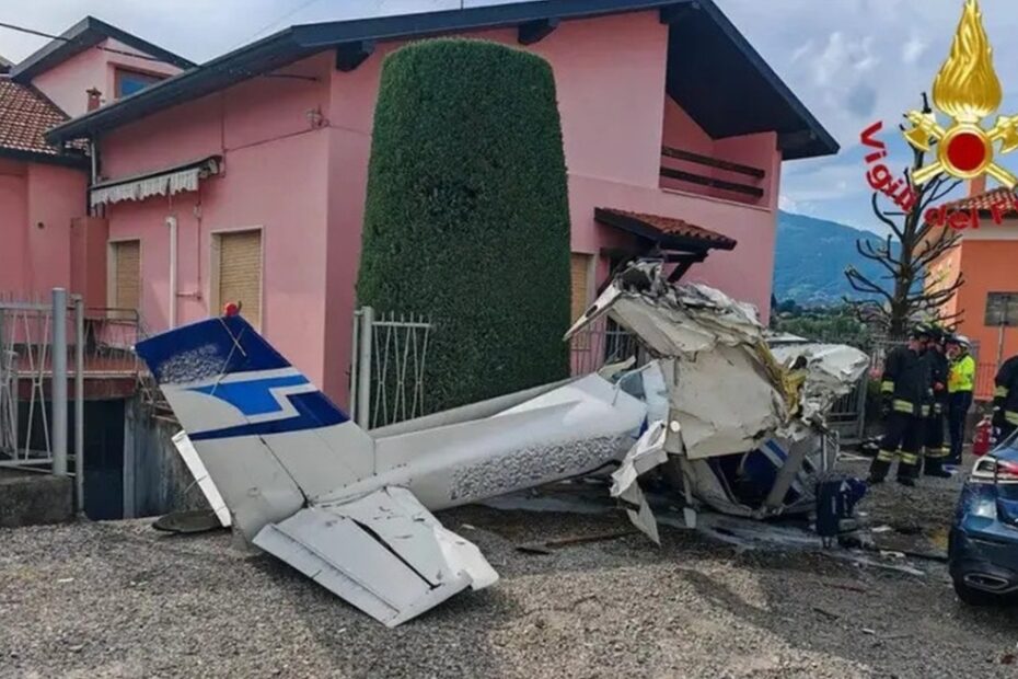 ultraleggero schianta morto ferito