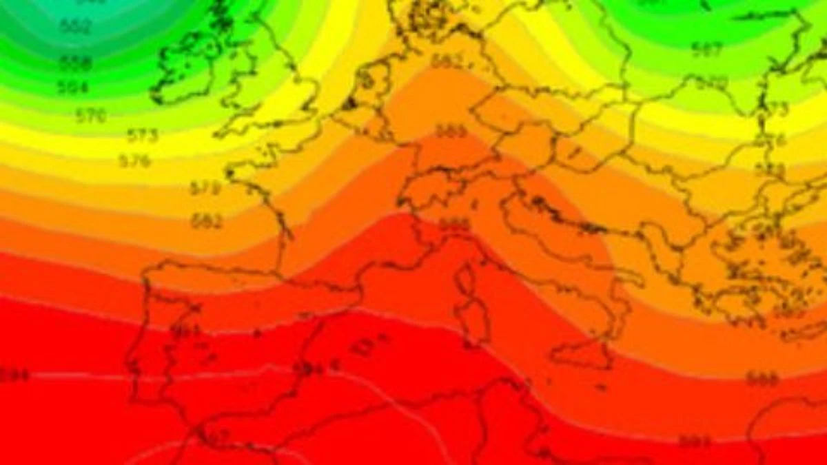 Caldo estivo e anticiclone africano sull