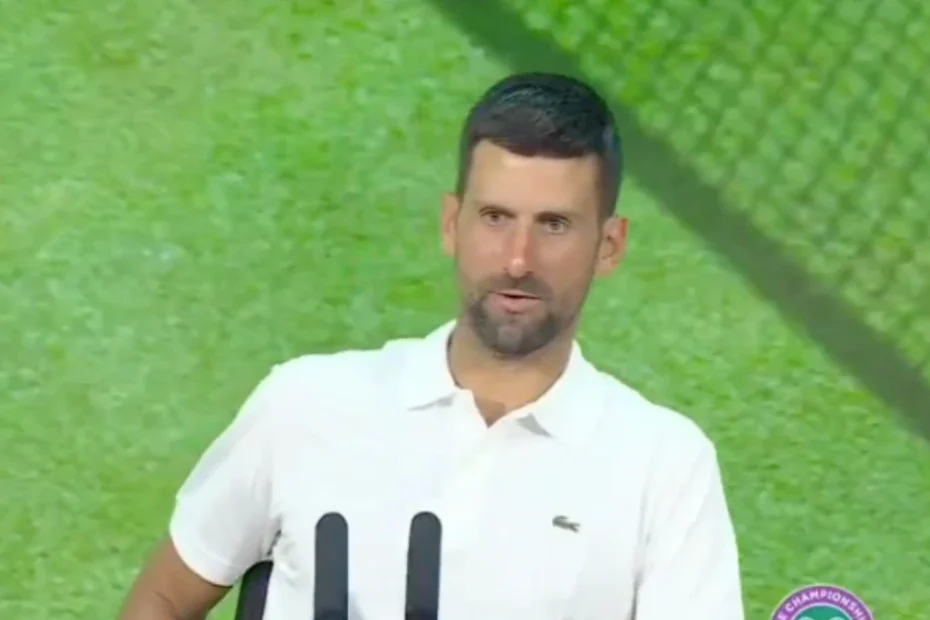 djokovic perde controllo sala stampa