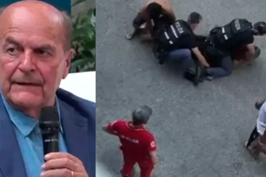 Pier Luigi Bersani durante un