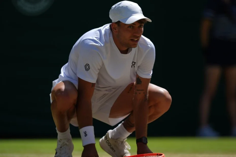 cobolli figuraccia wimbledon