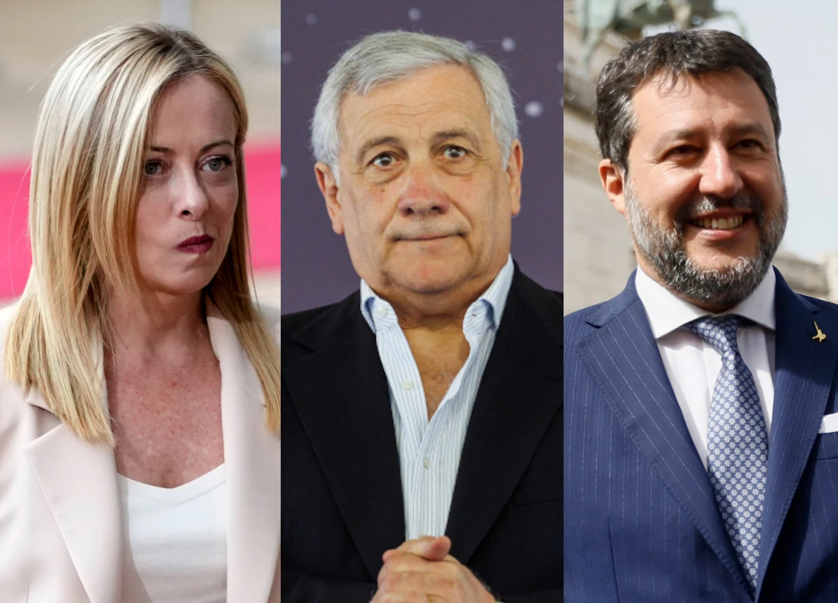 Leader del centrodestra durante un confronto politico sulla legge elettorale