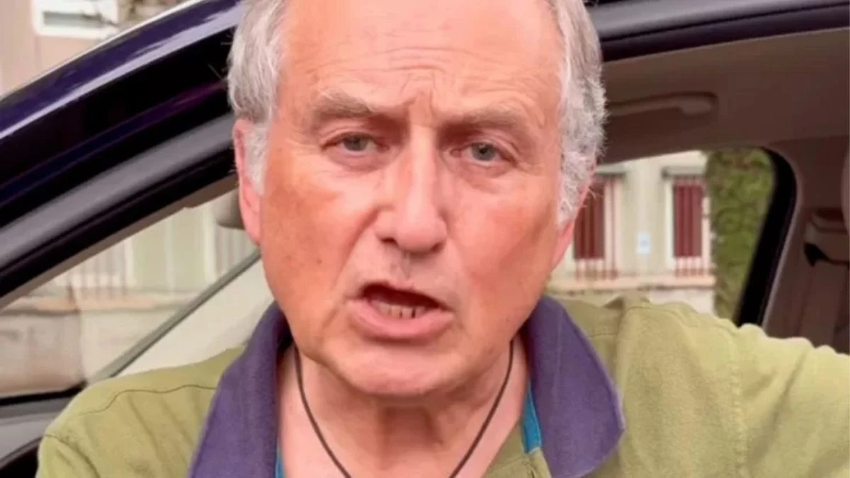 Mario Roggero durante un intervento pubblico
